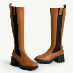 RAID Annabel Long Boot In Tan -Raid London Sales Store annabel tan 5