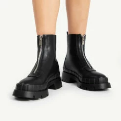 RAID Annya Chunky Ankle Boot In Black -Raid London Sales Store annya black 7