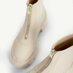 RAID Annya Chunky Ankle Boot In Ecru -Raid London Sales Store annya ecru 6 1