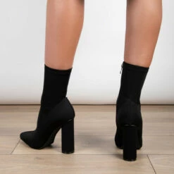 RAID Aranza Block Heeled Boot In Black -Raid London Sales Store aranza 1 black 4