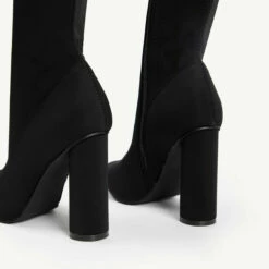 RAID Aranza Block Heeled Boot In Black -Raid London Sales Store aranza 1 black 6