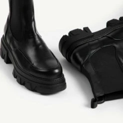 RAID Arivah Chunky Ankle Boot In Black -Raid London Sales Store arivah black 6 1