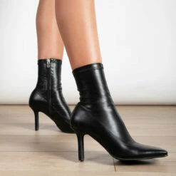 RAID Berinice Ankle Sock Boot In Black -Raid London Sales Store berinice black 3