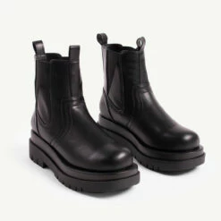 RAID Brazen Chunky Ankle Boot In Black -Raid London Sales Store brazen black 3