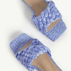 RAID Breezy Flat Mule In Purple -Raid London Sales Store breezy purple 6