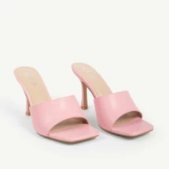 RAID Briya Heeled Mule In Pink -Raid London Sales Store briya pink 3