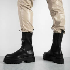 RAID Cherish Chunky Ankle Boot In Black -Raid London Sales Store cherish black 3