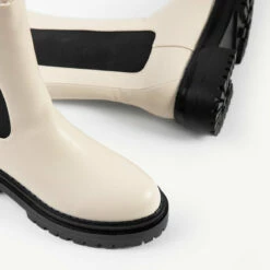 RAID Cherish Chunky Ankle Boot In White -Raid London Sales Store cherish ecru 6