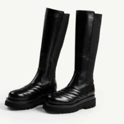 RAID Davina Chunky Long Boot In Black -Raid London Sales Store davina black 2