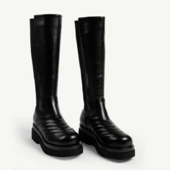 RAID Davina Chunky Long Boot In Black