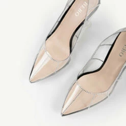 BEBO Demmy Perspex Court Heel In Black -Raid London Sales Store demmy black 6