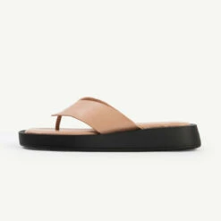 RAID Dornea Chunky Sandal In Camel -Raid London Sales Store dornea camel 1