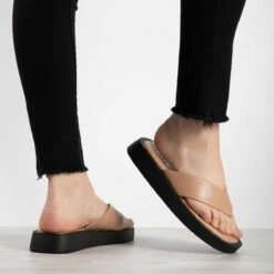 RAID Dornea Chunky Sandal In Camel -Raid London Sales Store dornea camel 3