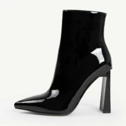 RAID Elexis Block Heeled Boot In Black -Raid London Sales Store elexis black 1
