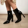 RAID Elexis Block Heeled Boot In Black