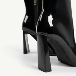 RAID Elexis Block Heeled Boot In Black -Raid London Sales Store elexis black 6