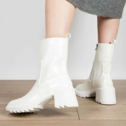 RAID Ennis Ankle Boot In White -Raid London Sales Store ennis white 9