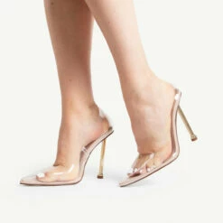 BEBO Flaura Stiletto Heel In Nude -Raid London Sales Store flaura nude 2