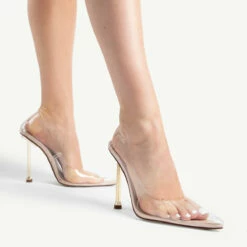 BEBO Flaura Stiletto Heel In Nude -Raid London Sales Store flaura nude 3