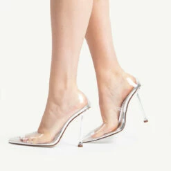 BEBO Flaura Stiletto Heel In Silver