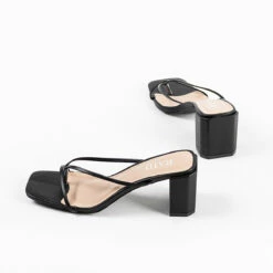 RAID Freddy Heeled Mule In Black -Raid London Sales Store freddy black 2