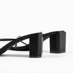 RAID Freddy Heeled Mule In Black -Raid London Sales Store freddy black 3