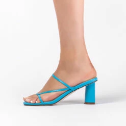 RAID Brioni Heeled Sandal In Blue -Raid London Sales Store img 4540