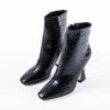 RAID Kate Ankle Boot In Black Croc