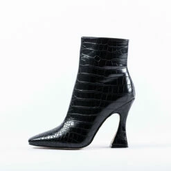 RAID Kate Ankle Boot In Black Croc -Raid London Sales Store kate black