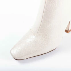 RAID Kate Ankle Boot In White Croc -Raid London Sales Store kate white 3