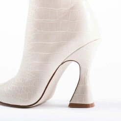 RAID Kate Ankle Boot In White Croc -Raid London Sales Store kate white 4