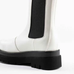 RAID Kendall Ankle Boot In White -Raid London Sales Store kendall white 4