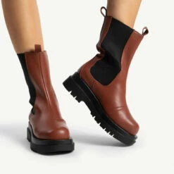 RAID Kendall Ankle Boot In Brown -Raid London Sales Store kendall brown 3