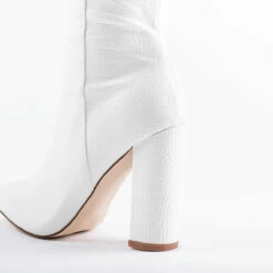 RAID Kenia Long Boot In White -Raid London Sales Store kenia white 4