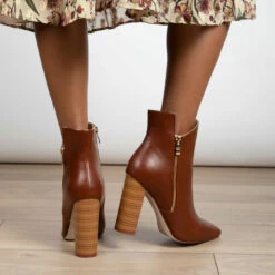 RAID Keyla Ankle Boot In Tan -Raid London Sales Store keyla tan 4
