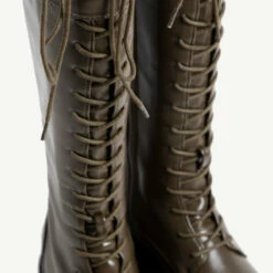 RAID Kinetic Lace Up Boot In Khaki -Raid London Sales Store kinetic khaki 5