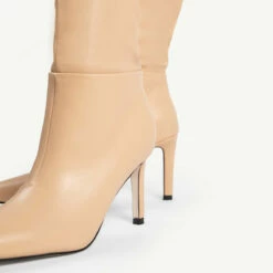 RAID Kulture Long Boot In Beige -Raid London Sales Store kulture beige 6