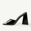 BEBO Kyrah Heeled Mule In Black