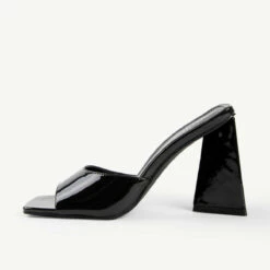 BEBO Kyrah Heeled Mule In Black