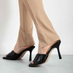 RAID Magick Heeled Mule In Black -Raid London Sales Store magic black 4