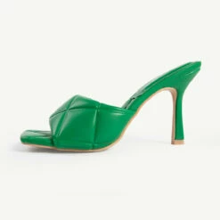RAID Magick Heeled Mule In Green -Raid London Sales Store magic green 1