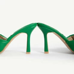 RAID Magick Heeled Mule In Green -Raid London Sales Store magic green 3