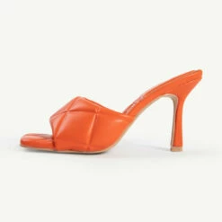 RAID Magick Heeled Mule In Orange -Raid London Sales Store magic orange 1