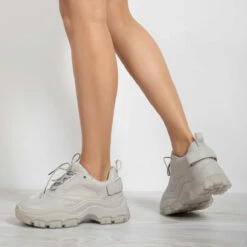 RAID Malibu Chunky Trainer In Grey -Raid London Sales Store malibu gray 5