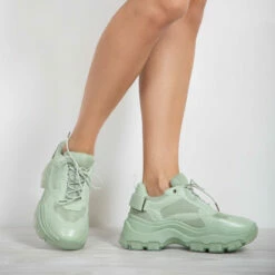 RAID Malibu Chunky Trainer In Mint -Raid London Sales Store malibu mint 4