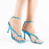 RAID Meeka Square Toe Post Sandal In Blue -Raid London Sales Store meeka blue