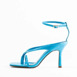 RAID Meeka Square Toe Post Sandal In Blue -Raid London Sales Store meeka blue 3