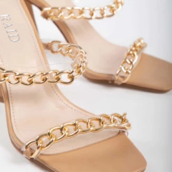 RAID Idella Heeled Mule In Nude -Raid London Sales Store microsoftteams image 20