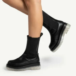 RAID Neville Chunky Boot In Black