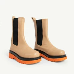 RAID Neville Chunky Boot In Camel -Raid London Sales Store neville camel 3